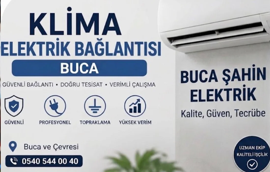 Klima elektrik bağlantısı tek görsel
